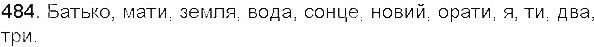 Вправа 484 українська мова 5 клас Єрмоленко Сичова 2013