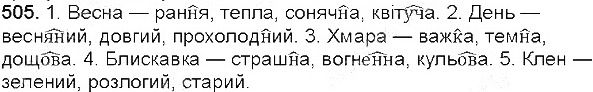 Вправа 505 українська мова 5 клас Єрмоленко Сичова 2013