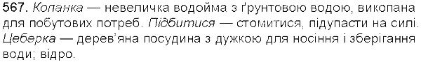 Вправа 567 українська мова 5 клас Єрмоленко Сичова 2013