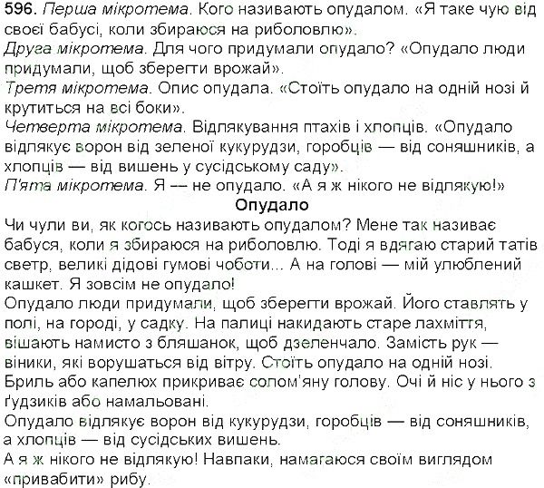 Вправа 596 українська мова 5 клас Єрмоленко Сичова 2013