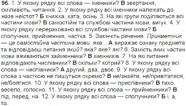 Вправа 96 українська мова 5 клас Єрмоленко Сичова 2013