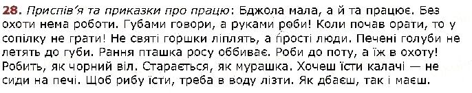 Вправа 28 українська мова 5 клас Заболотний 2018