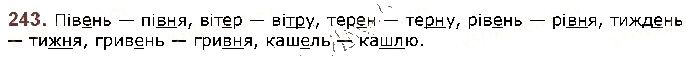 Вправа 243 українська мова 5 клас Заболотний 2018