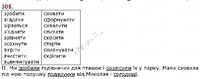 Вправа 305 українська мова 5 клас Заболотний 2018