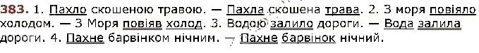 Вправа 383 українська мова 5 клас Заболотний 2018