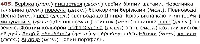 Вправа 405 українська мова 5 клас Заболотний 2018
