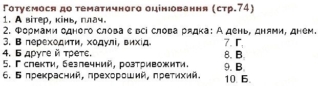 Сторінка 74 українська мова 5 клас Заболотний 2018