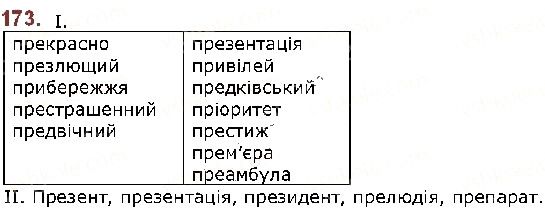 Вправа 173 українська мова 5 клас Заболотний 2018