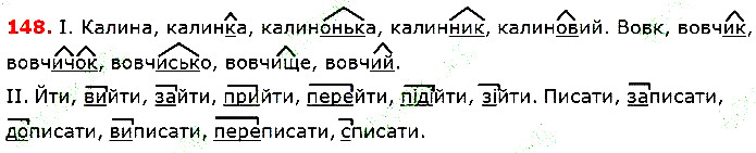 Вправа 148 українська мова 5 клас Глазова 2018