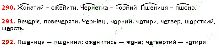 Вправа 290-292 українська мова 5 клас Глазова 2018