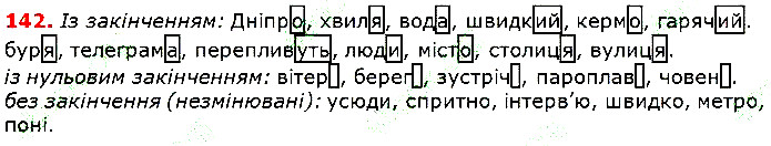 Вправа 142 українська мова 5 клас Глазова 2018