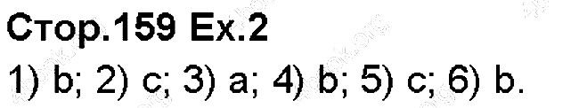 Сторінка 159 Вправа 2 англійська мова 5 клас Несвіт 2013