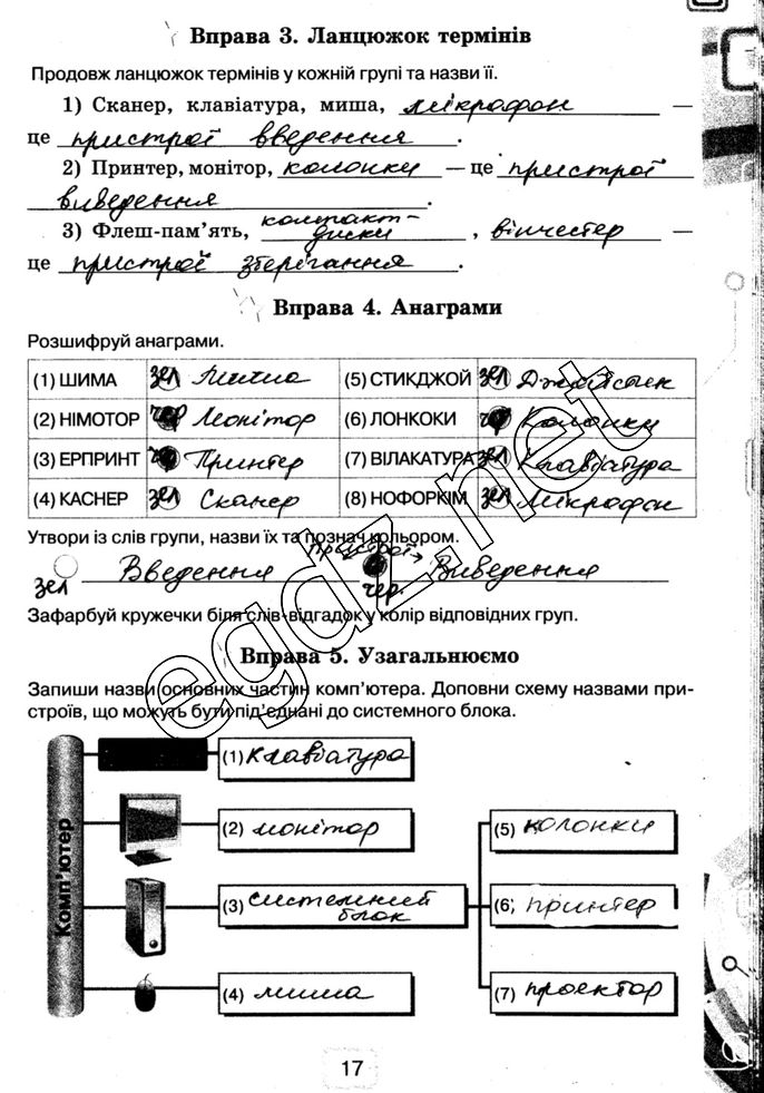 Сторінка 17 інформатика 5 клас Морзе 2014