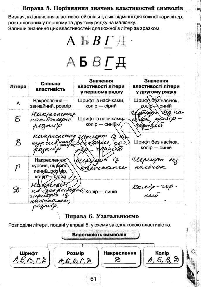 Сторінка 61 інформатика 5 клас Морзе 2014