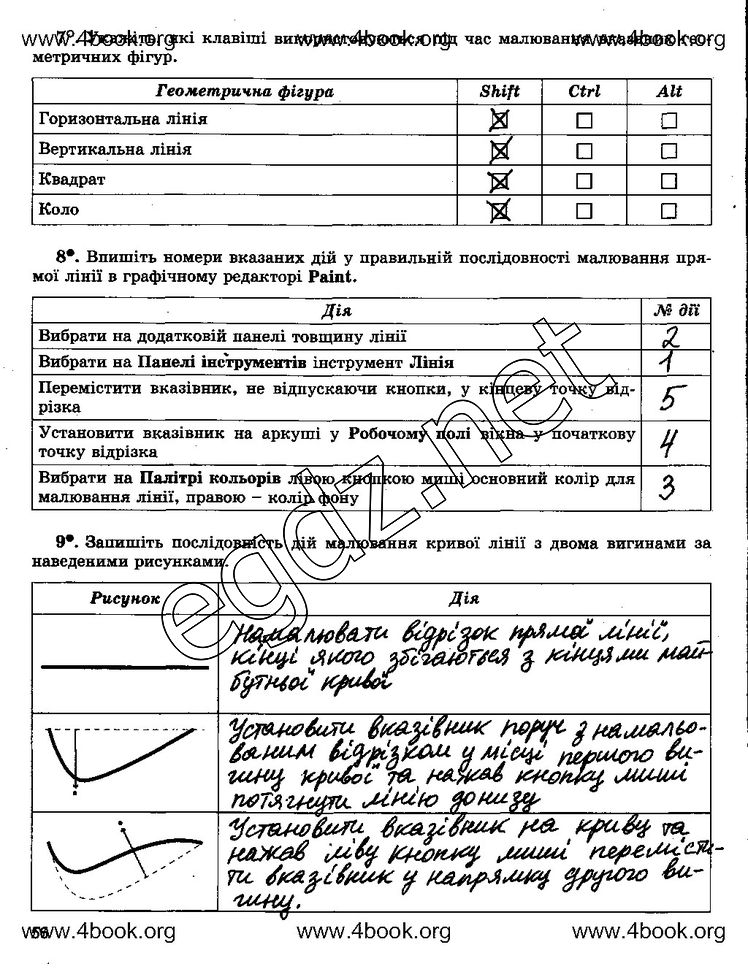Сторінка 56 інформатика 5 клас Ривкінд 2014