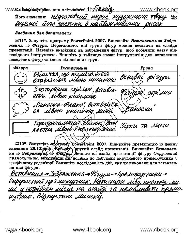 Сторінка 90 інформатика 5 клас Ривкінд 2014