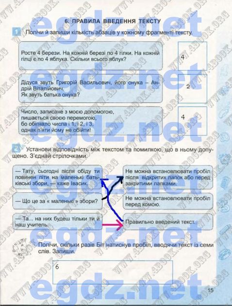Сторінка 15 інформатика 4 клас Коршунова 2015