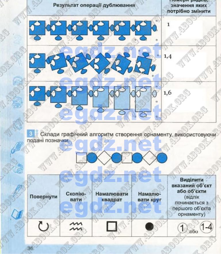 Сторінка 36 інформатика 4 клас Коршунова 2015