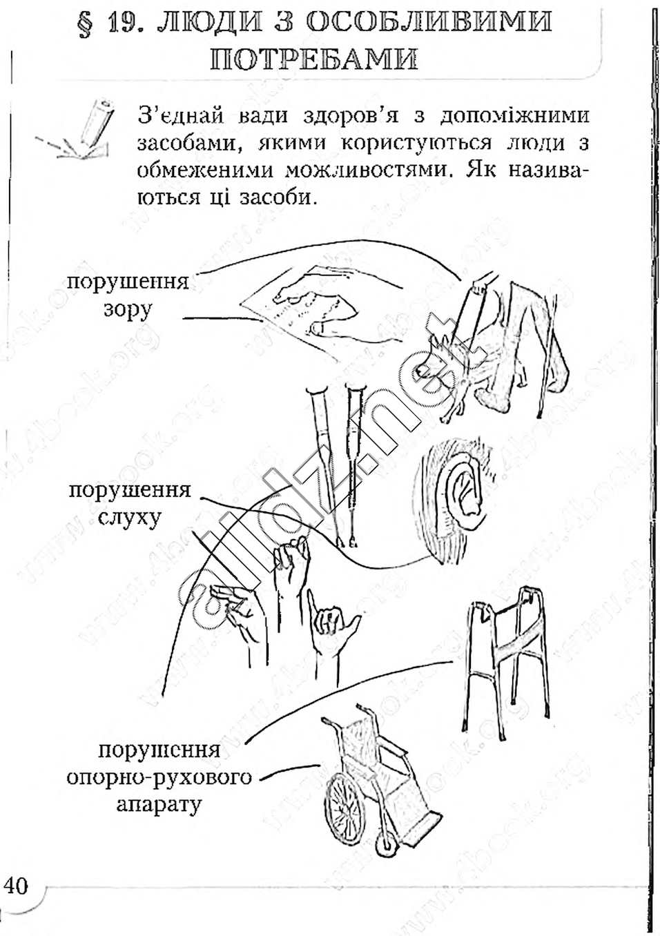 Сторінка 40 основи здоров'я 4 клас Бех 2015