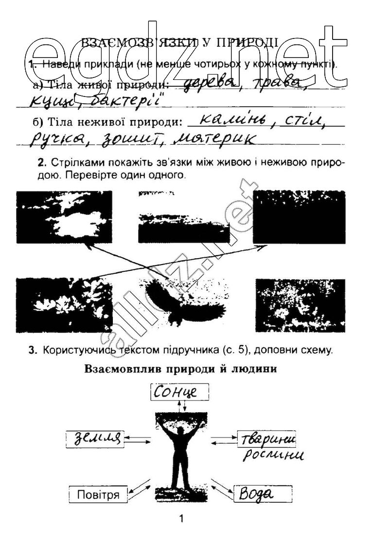 Сторінка 1 природознавство 4 клас Гільберг 2015