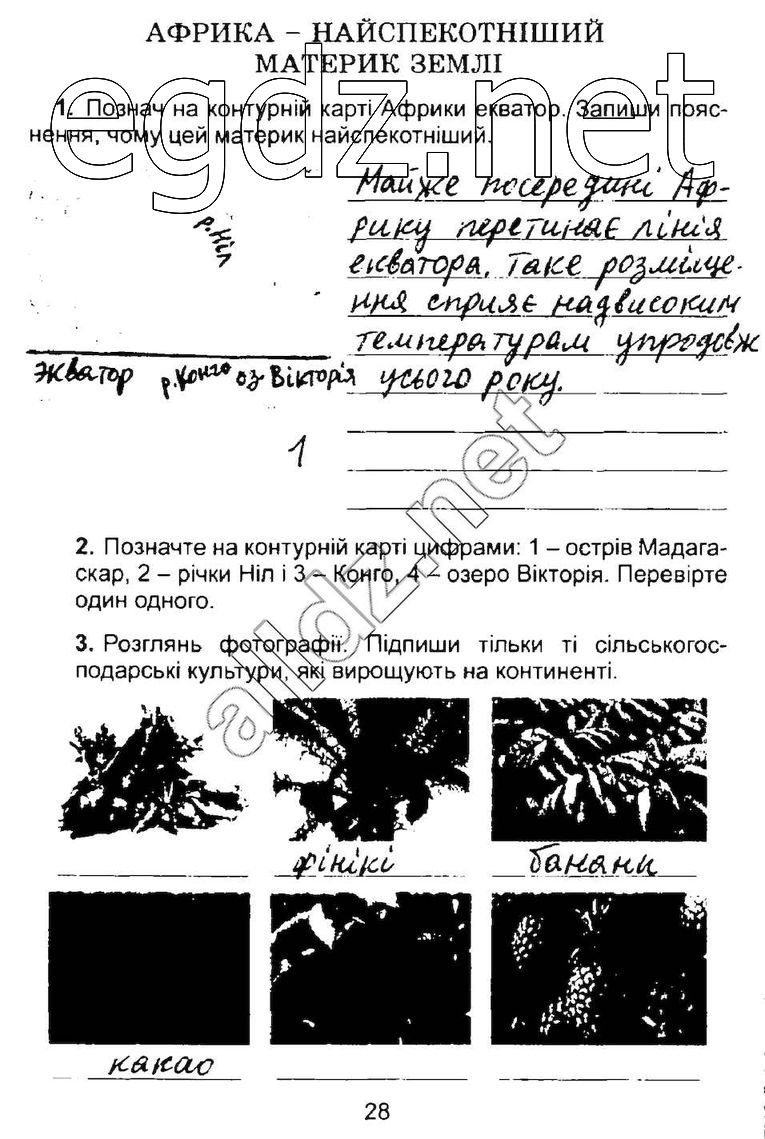 Сторінка 28 природознавство 4 клас Гільберг 2015