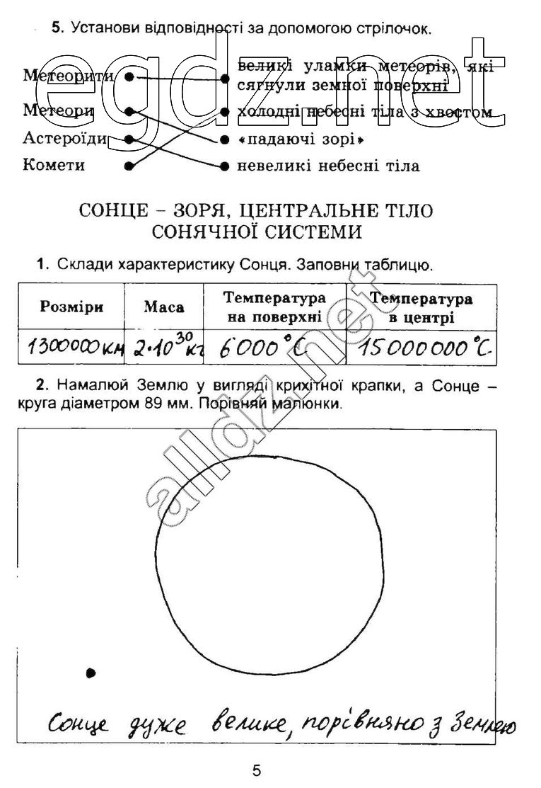Сторінка 5 природознавство 4 клас Гільберг 2015
