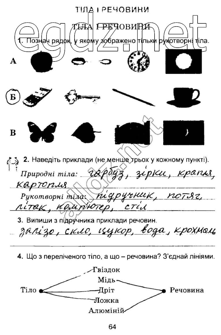 Сторінка 64 природознавство 4 клас Гільберг 2015