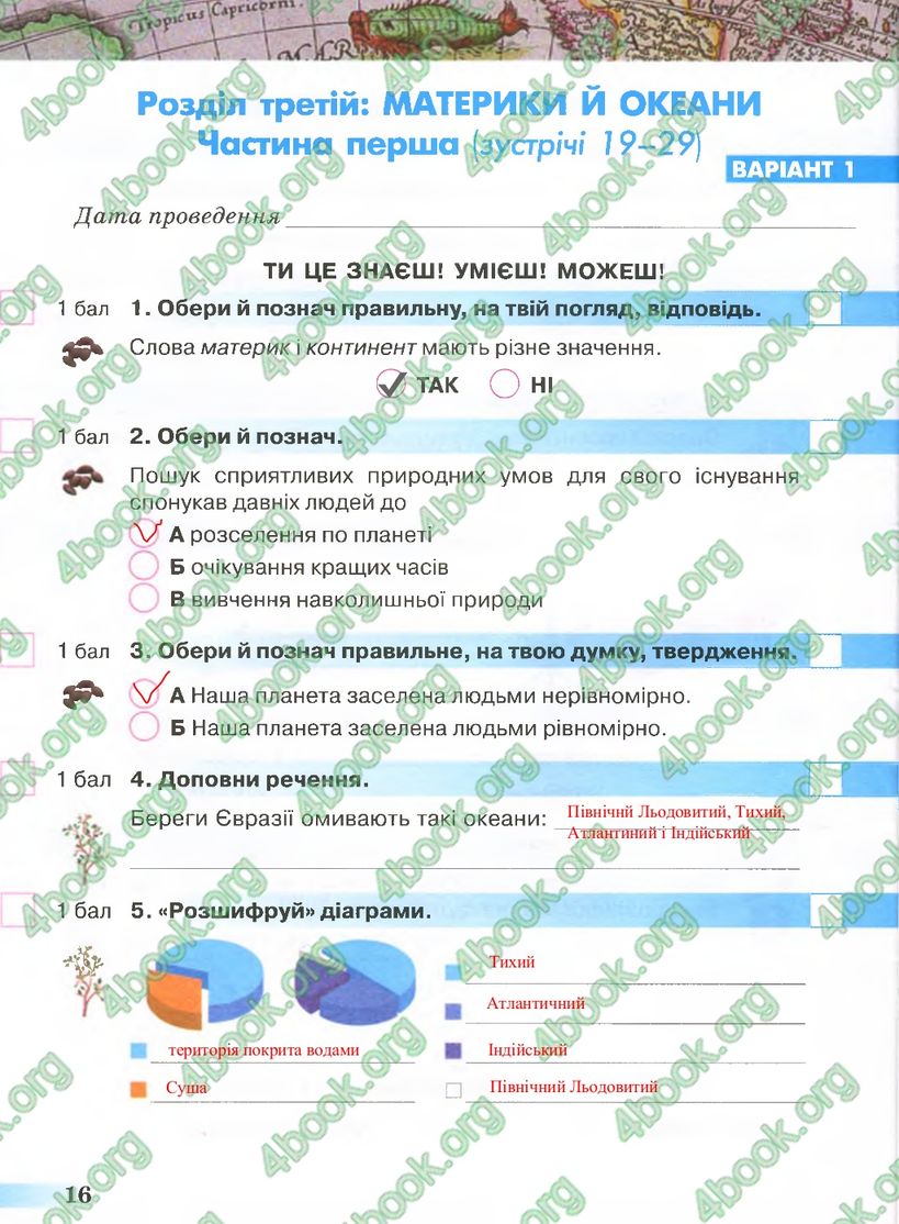 Сторінка 16 природознавство 4 клас Грущинська 2015