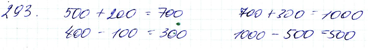 Вправа 293 Частина 1 Математика 3 клас Оляницька 2020