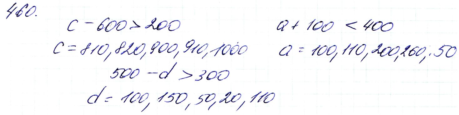 Вправа 460 Частина 1 Математика 3 клас Оляницька 2020