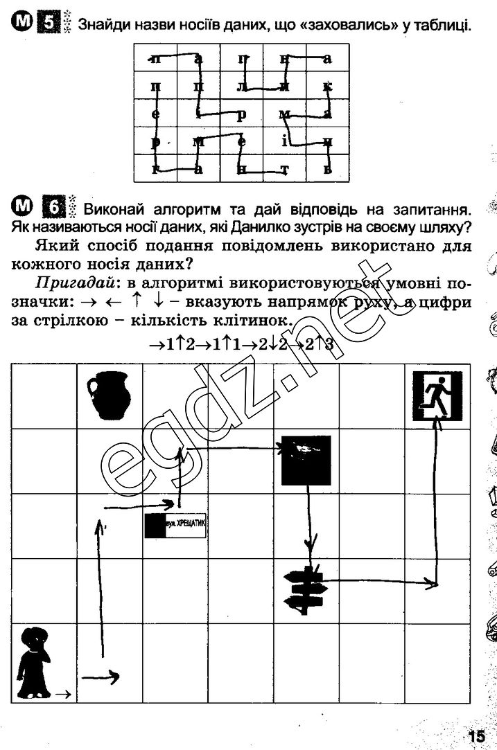 Сторінка 15 інформатика 3 клас Коршунова 2014