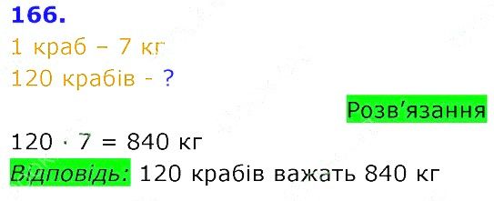 Вправа 166 Частина 2 Математика 3 клас Оляницька 2020