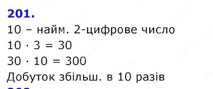 Вправа 201 Частина 2 Математика 3 клас Оляницька 2020
