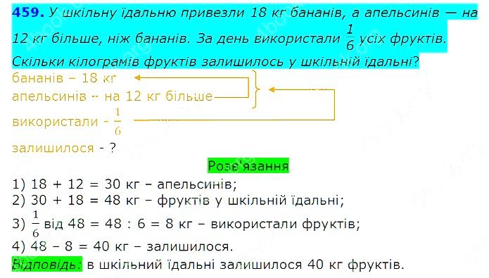 Вправа 459 Частина 2 Математика 3 клас Оляницька 2020