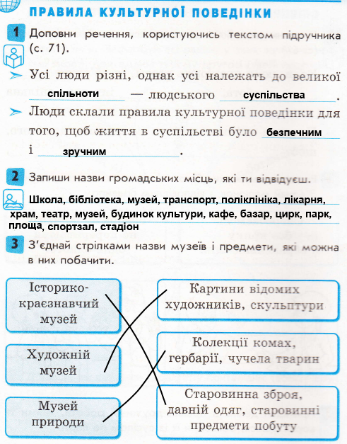 Сторінка 28 я у світі 3 клас Тагліна 2015