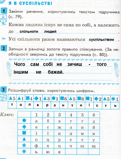 Сторінка 32 я у світі 3 клас Тагліна 2015