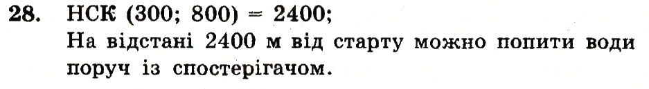Вправа 28 – Варіант 2 математика 6 клас Мерзляк 2014