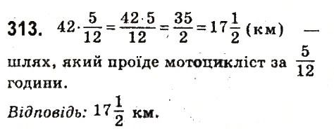Вправа 313 математика 6 клас Істер 2014
