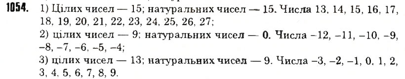 Вправа 1054 математика 6 клас Тарасенкова 2014