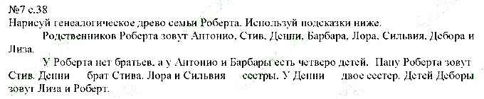 Сторінка 38  вправа 7 англійська мова 6 клас Карпюк 2014