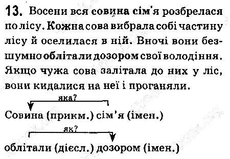 Вправа 13 українська мова 6 клас Ворон 2014