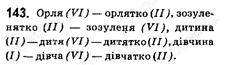 Вправа 143 українська мова 6 клас Ворон 2014