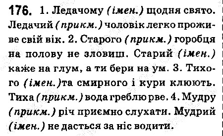 Вправа 176 українська мова 6 клас Ворон 2014