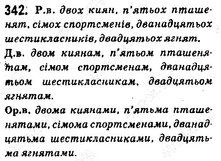 Вправа 342 українська мова 6 клас Ворон 2014
