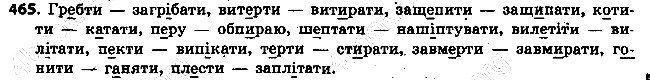 Вправа 465 українська мова 6 клас Ворон 2014