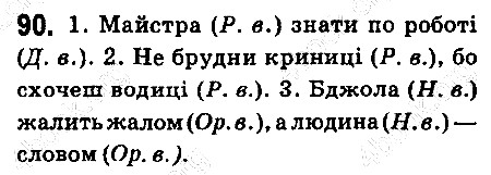 Вправа 90 українська мова 6 клас Ворон 2014