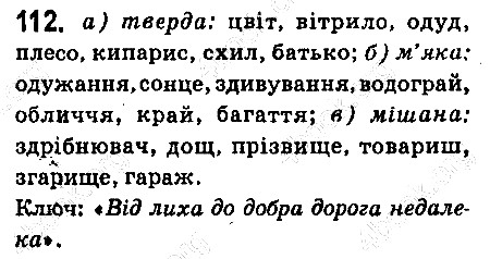 Вправа 112 українська мова 6 клас Ворон 2014