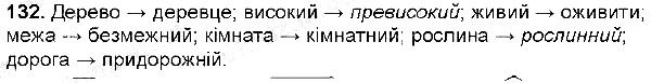 Вправа 132 українська мова 6 клас Глазова 2014