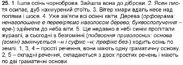 Вправа 25 українська мова 6 клас Глазова 2014