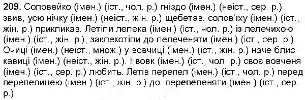 Вправа 209 українська мова 6 клас Глазова 2014